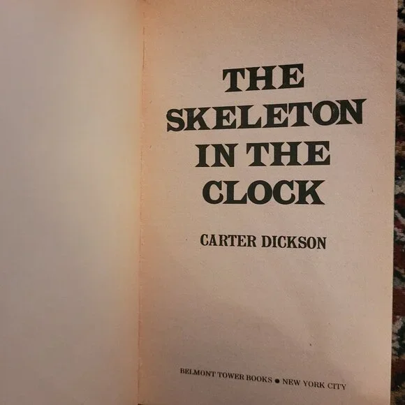 Vintage 1973 Mystery John Dickson Carr - The Skeleton in the Clock - Picture 4 of 5